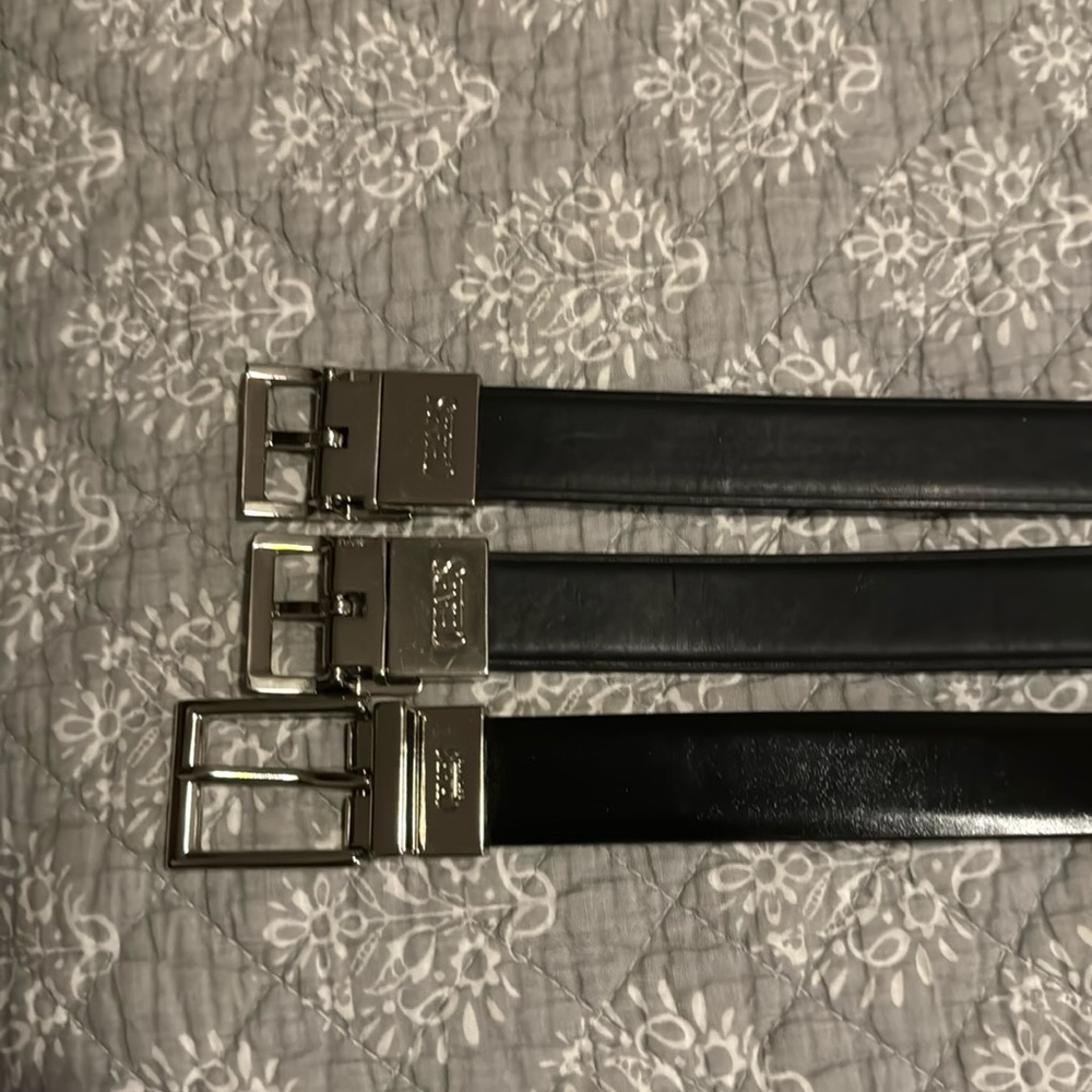 Chaps Reversible Belts Set of 3